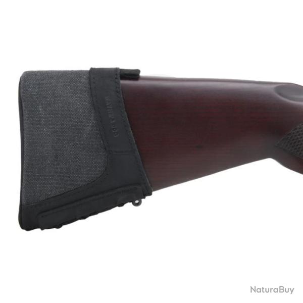 Extension de crosse de fusil de chasse en cuir v�ritable Small-Black LIVRAISON GRATUITE !!
