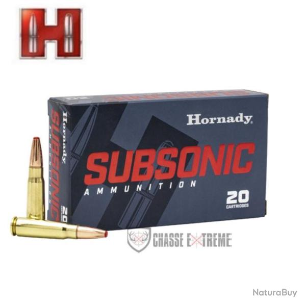 20 Munitions HORNADY Subsonic Cal 7,62�39 255gr Sub-x