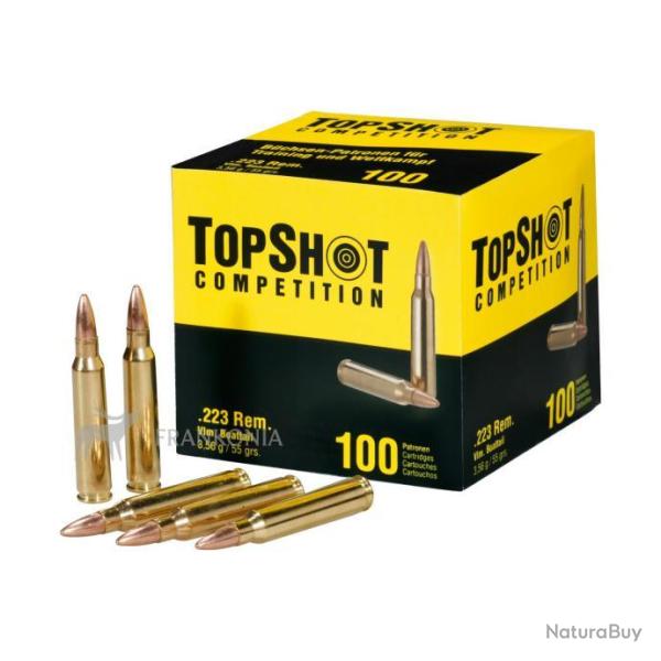Pack saison  - Pack 200 cartouches TopShot - Cal. 223 Rem FMJ  3,6g - 55 grains