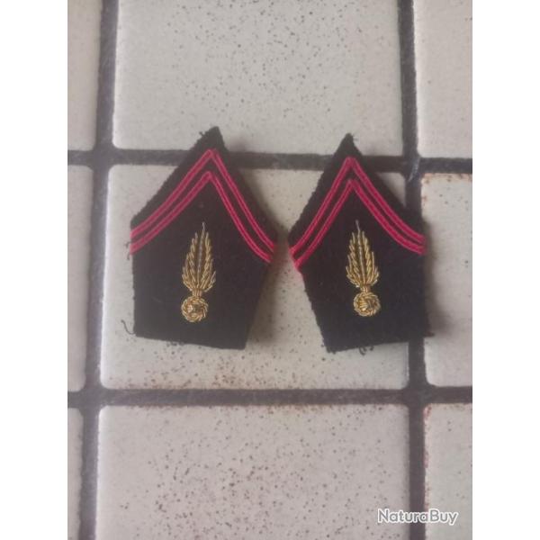 Paire de �cusson gendarmerie