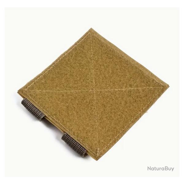 Porte patch beige/TAN velcro 10cm x 10cm
