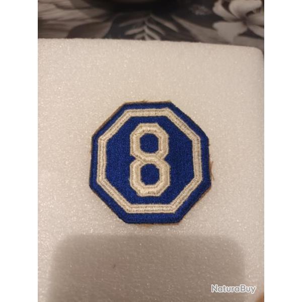 Patch arm�e us 8TH ARMY CORPS ww2 ORIGINAL 2