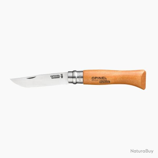 OPINEL PLUMIER HETRE CARBONE N� 08 + ETUI