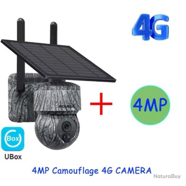Cam�ra 4G vison live 360  +  Panneau solaire annonce pub dispo dans maBoutique