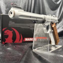 Pistolet &agrave; plombs Ruger Mark IV 4,5mm Inox