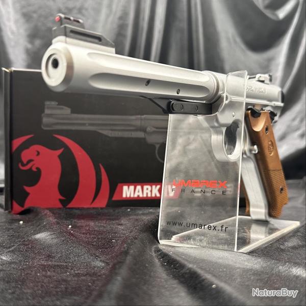 Pistolet � plombs Ruger Mark IV 4,5mm Inox