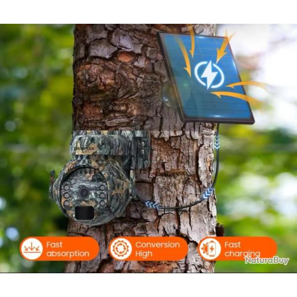 Cam�ra 4G vison live 355 degr�s +  Panneau solaire offre PROMO BLACK FRIDAY ! Zz