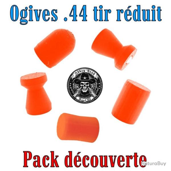 Balle tir r�duit .44 ogive pack d�couverte haute visibilit� - Pack de 50 - Bast3D