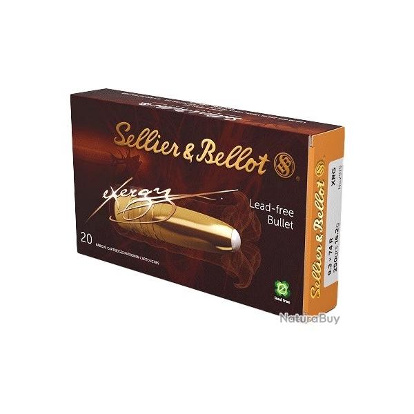 Cartouches munitions � balles SELLIER & BELLOT Exergy XRG Cal.9.3x74R  250gr 16.2g par 20