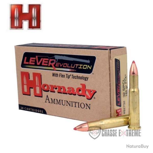 20 Munitions HORNADY Leverevolution Cal 32 Spcl 165Gr Ftx