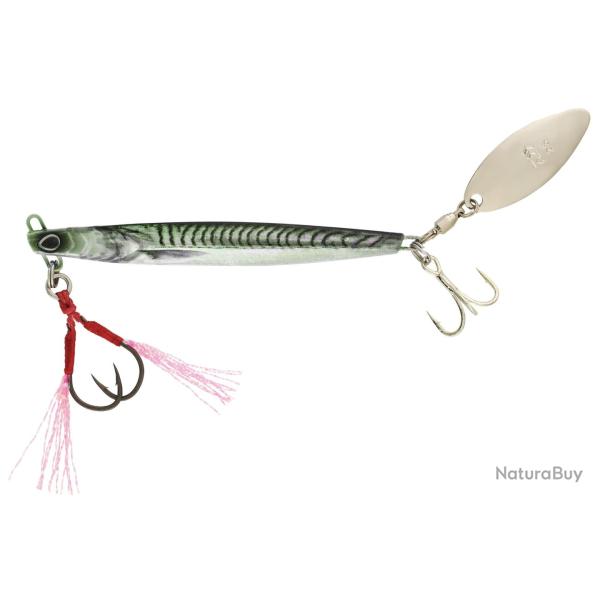 Jig M�tallique Daiwa Samura� Spin Jig 40g 40g UV Real Green Mackerel