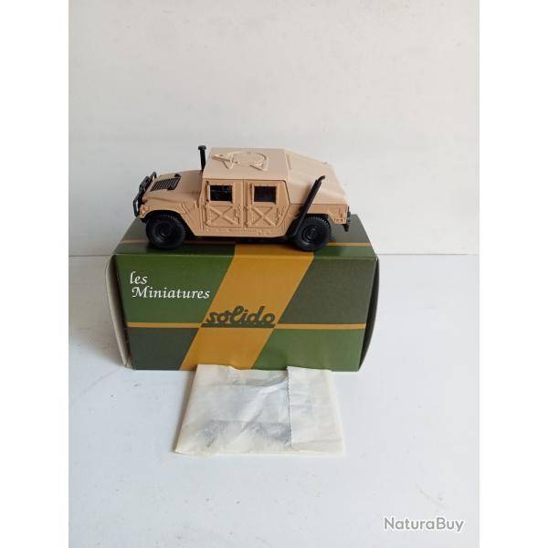 Solido France Hummer HUMVEE 4x4 arm�e Am�ricaine neuf avec acceessoires 1/50