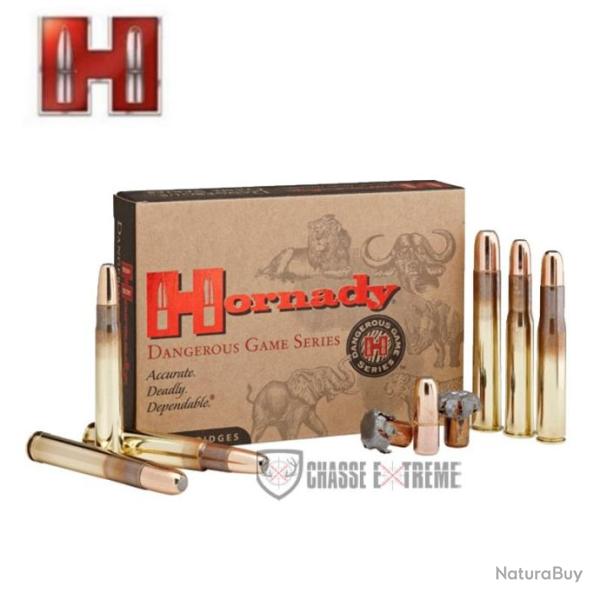 20 Munitions HORNADY Cal 500 Nitro Express 570Gr Dgx Bonded