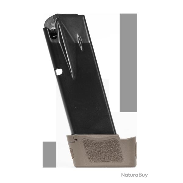 CHARGEUR 15 COUPS MC9 AVEC RALLONGE INTEGRALE FDE