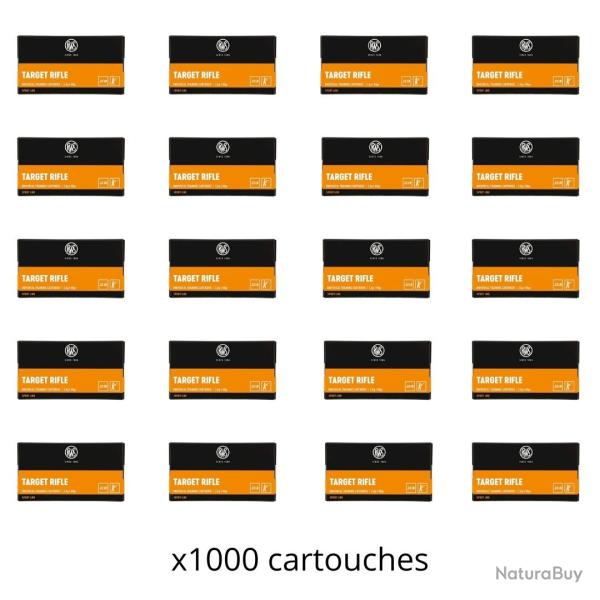 Munitions RWS target rifle cal.22lr 4.gr 2.6g par 1000
