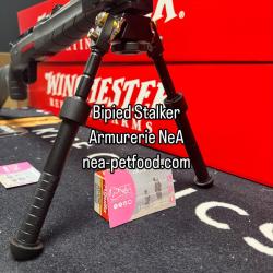 Bipied Stalker US T9 en Aluminium A&eacute;ronautique Haute Qualit&eacute; (Montage Picatinny), le nec + ultra des