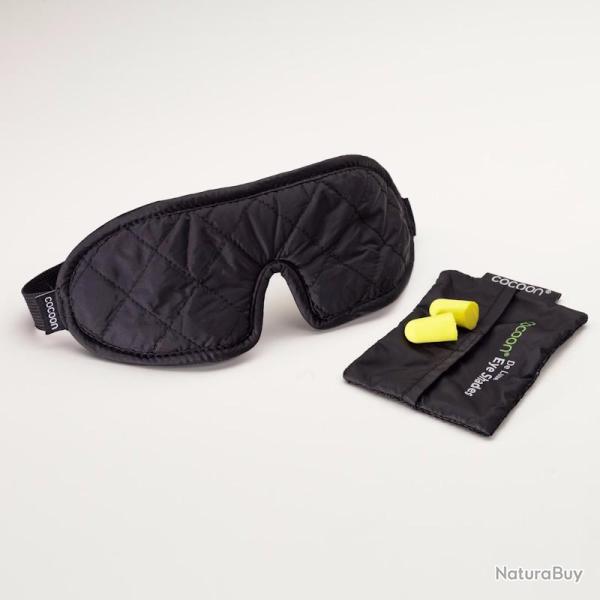 Masque de repos Cocoon Eye Shades Deluxe noir