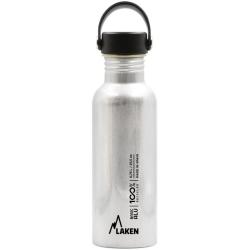 Gourde alu Laken Basic Oasis 0,75L argent