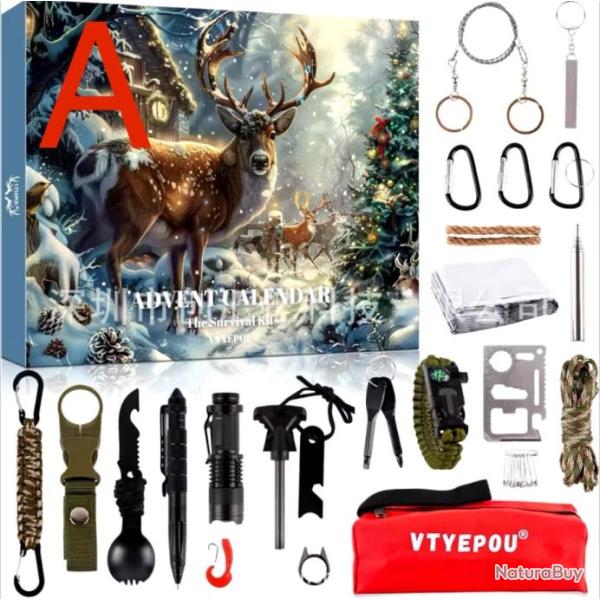 Calendrier de l'Avent sp�cial survie joyeux No�l ! Bonne f�tes ! A