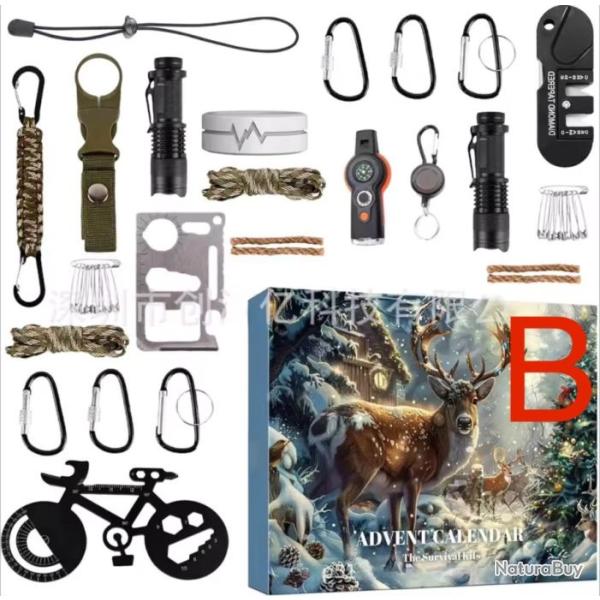 Calendrier de l'Avent sp�cial survie joyeux No�l ! Bonne f�tes ! B