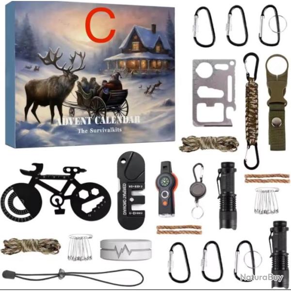 Calendrier de l'Avent sp�cial survie joyeux No�l ! Bonne f�tes ! C