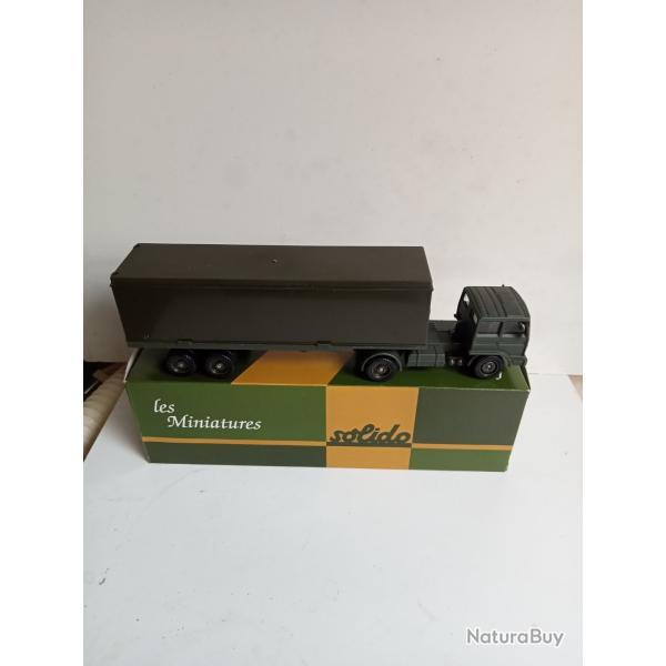 solido France renault tracteur berliet trap 260 avec semi'remorque trailor neuf avec accessoires
