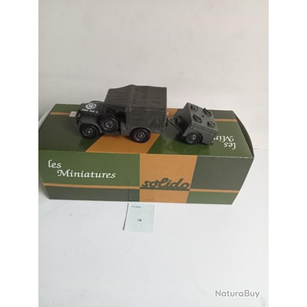 solido France  le dodge 4x4 et la popote neuf avec accessoires, 16