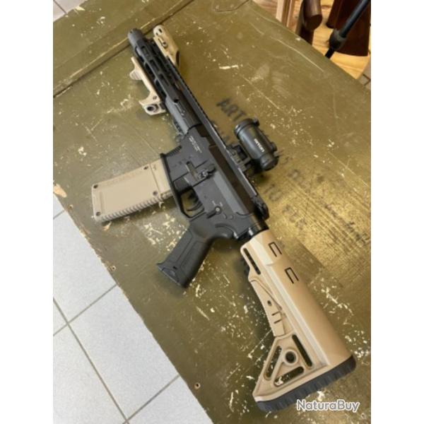 Pack Hera Arms AR15 cal 223 Rem canon de 7,5�� bi-ton. Cat�gorie B.