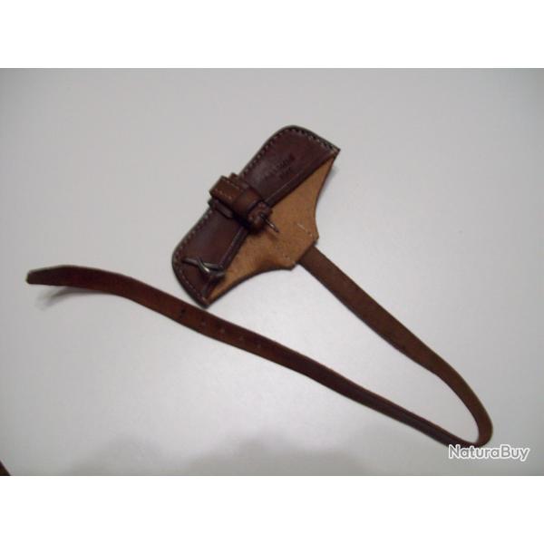 militaria ww1 �tui cuir pique pioche seurre 1909