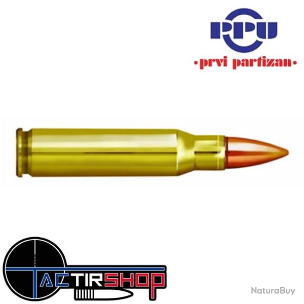 Munition PARTIZAN PPU cal.308 Winchester Match 175-Grs FMJ BT boite de 20