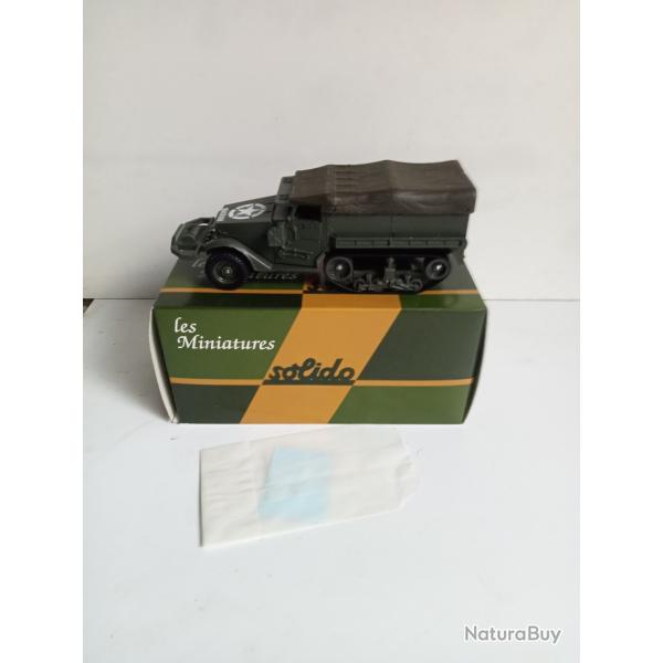 solido France  le half-track am�ricain neuf avec accessoires 1/50 n�244 04/76
