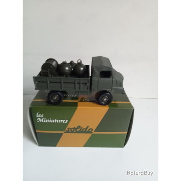 solido France  militaire la simca unic 4x4 sphere neuf avec accessoires n�235 6/73