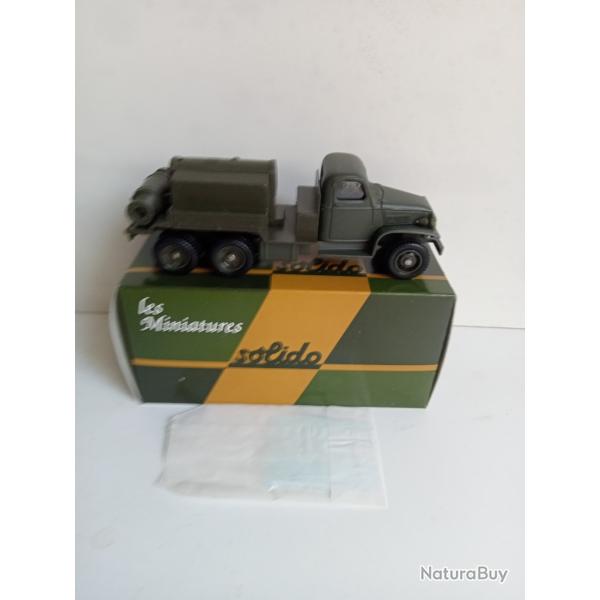solido France militaire GMC compresseur carabine tol�e neuf avec accessoires 1/50