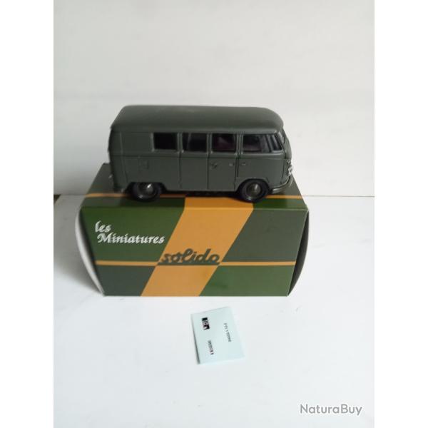 solido France militaire le volkswagen transporter ou combi neuf avec accessoires 1/43