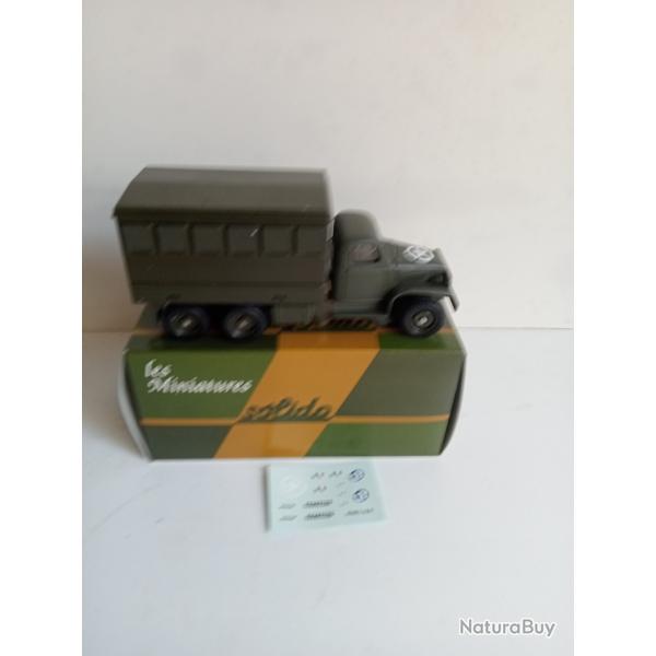 solido militaire le GMC atelier neuf avec accessoires 1/50 56