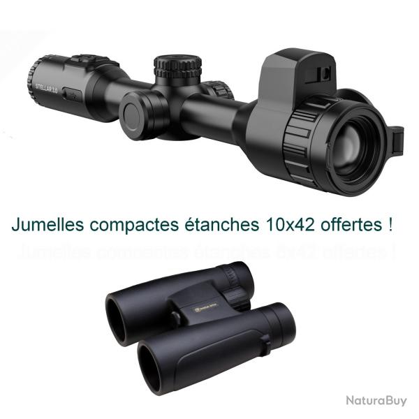 HIKMICRO STELLAR SH35L 3.0 - Lunette de vision thermique avec t�l�m�tre + Jumelles 10x42 offertes !