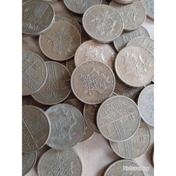 Bon lot de 20 pi�ces fran�aises de 10 francs, dates diverses.