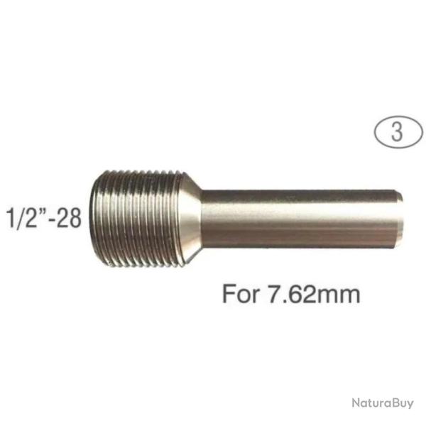 Guide pour matrice de filetage - Mod�le 3 : 1/2"-28 UNEF pour calibre 7,62