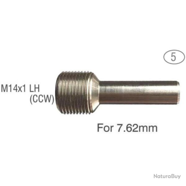 Guide pour matrice de filetage - Mod�le 5 : M14x1CCW LH pour calibre 7,62