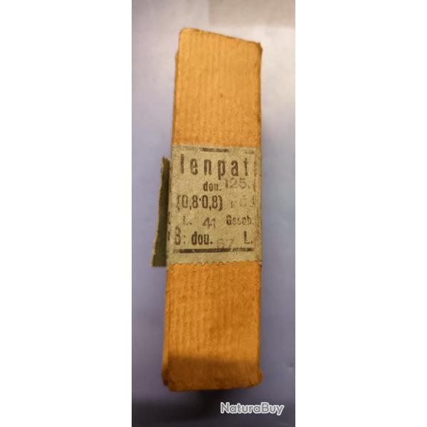 Boite PISTOLPATRONEN 08 m.E.(t.) 1941 9MM LUGER