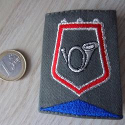 insigne &eacute;paulette escadron chasseur &agrave; cheval arme blind&eacute;e cavalerie