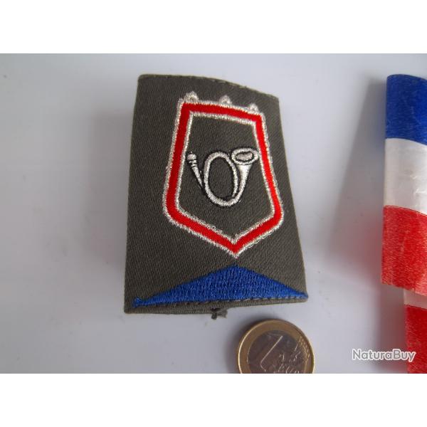 insigne �paulette escadron chasseur � cheval arme blind�e cavalerie