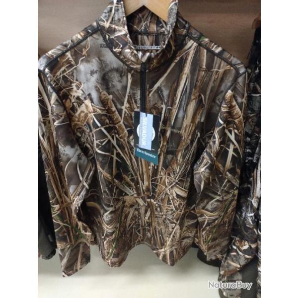 T shirt deer hunter Camo manche longue