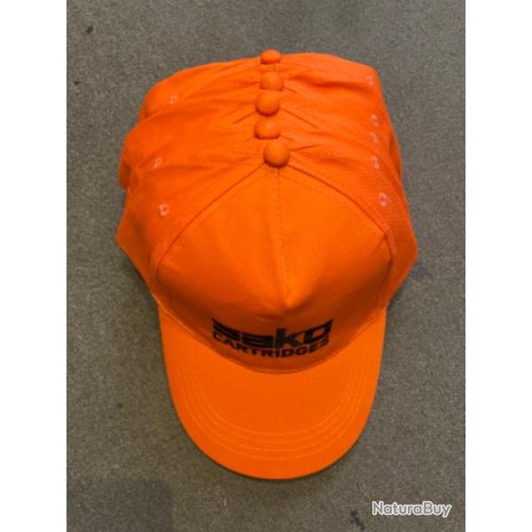 5 Casquette sako orange
