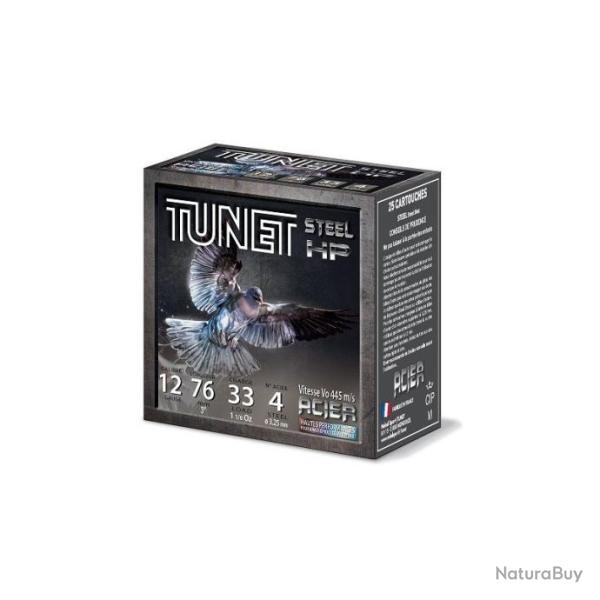 cartouche Pigeon steel Hp 12/76 33g  Num�ro 4 boite de 25 tunet acier