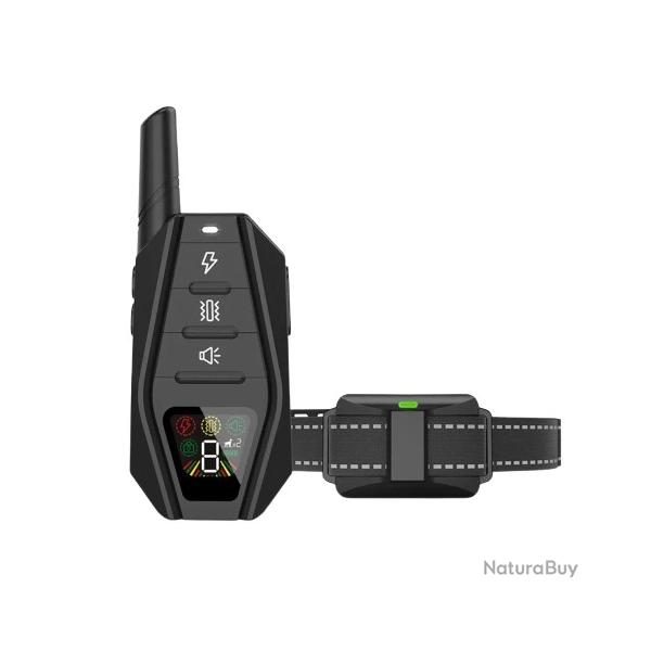 Collier de Dressage Electrique pour Chiens Etanche Rechargeable T�l�commande Longue Port�e