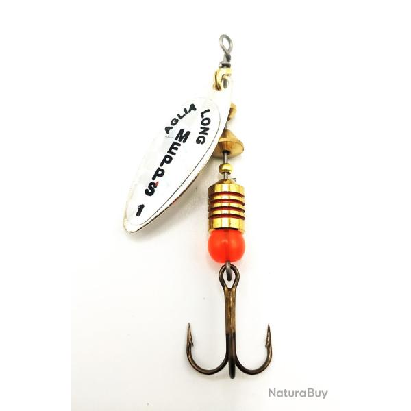 Mepps cuill�re aglia feuille rainbow argent n�1 - 4.5gr