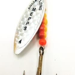 Mepps cuill&egrave;re aglia feuille rainbow argent n&deg;4 - 17gr