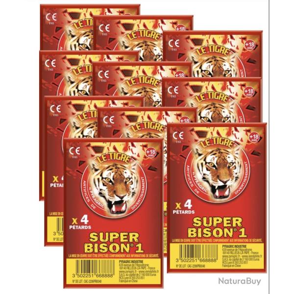 MEGA PROMO 10X Paquet PETARD SUPER BISON�1
