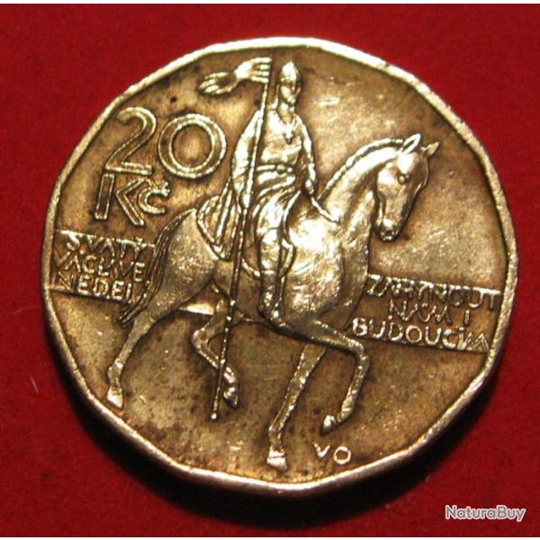 republique tcheque piece de  20 haleru 1998 ttb